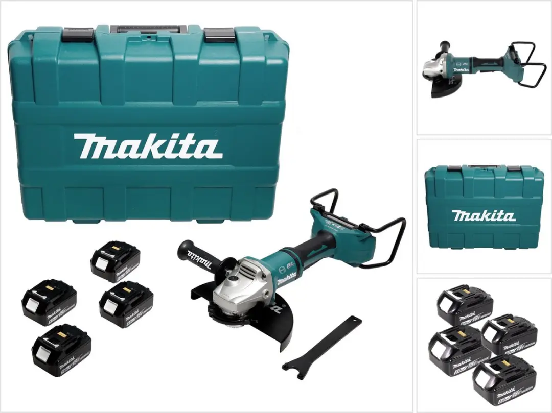 Makita DGA900T4KX2 Haakse Slijper 36V