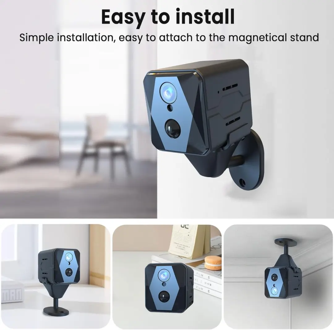 NÖRDIC CAM-51M 4K Ultra HD IP-Camera - Zwart