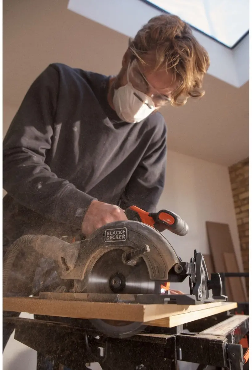 BLACK+DECKER 18V Brushless Cirkelzaag BLCCS78M1-QW - 165mm - 4.0Ah Accu