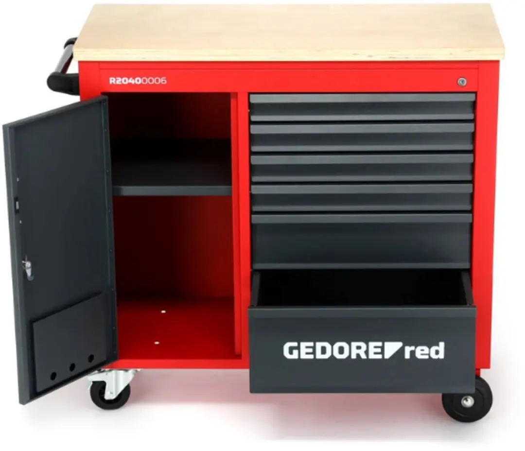 Gedore Red 3301818 Werkplaatswagen Mechanic Plus - 6 Lades - afbeelding 6 van 6