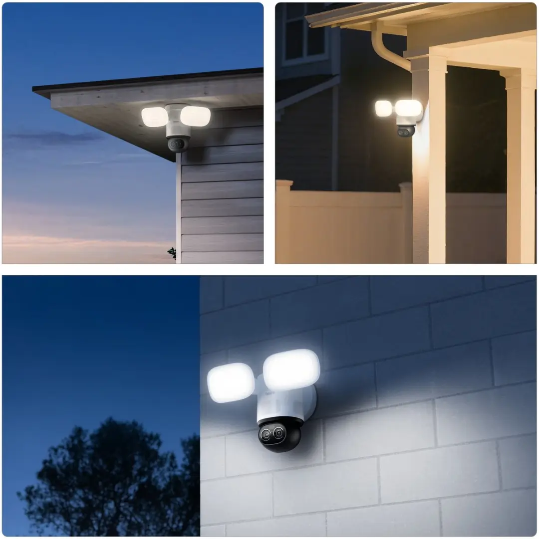 Reolink Floodlight F850W Beveiligingscamera - 4K - 360° Automatisch Volgen - Wit/Zwart