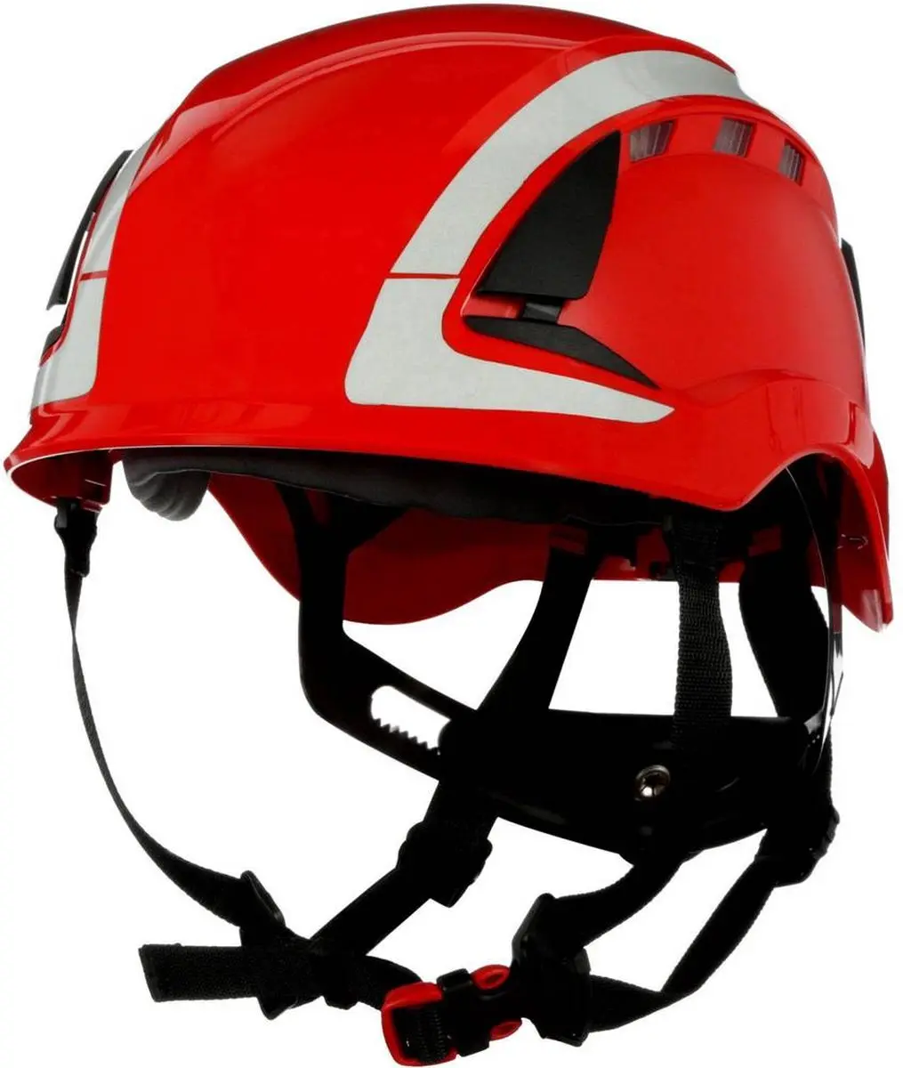3M SecureFit X5005VE-CE Veiligheidshelm - Rood