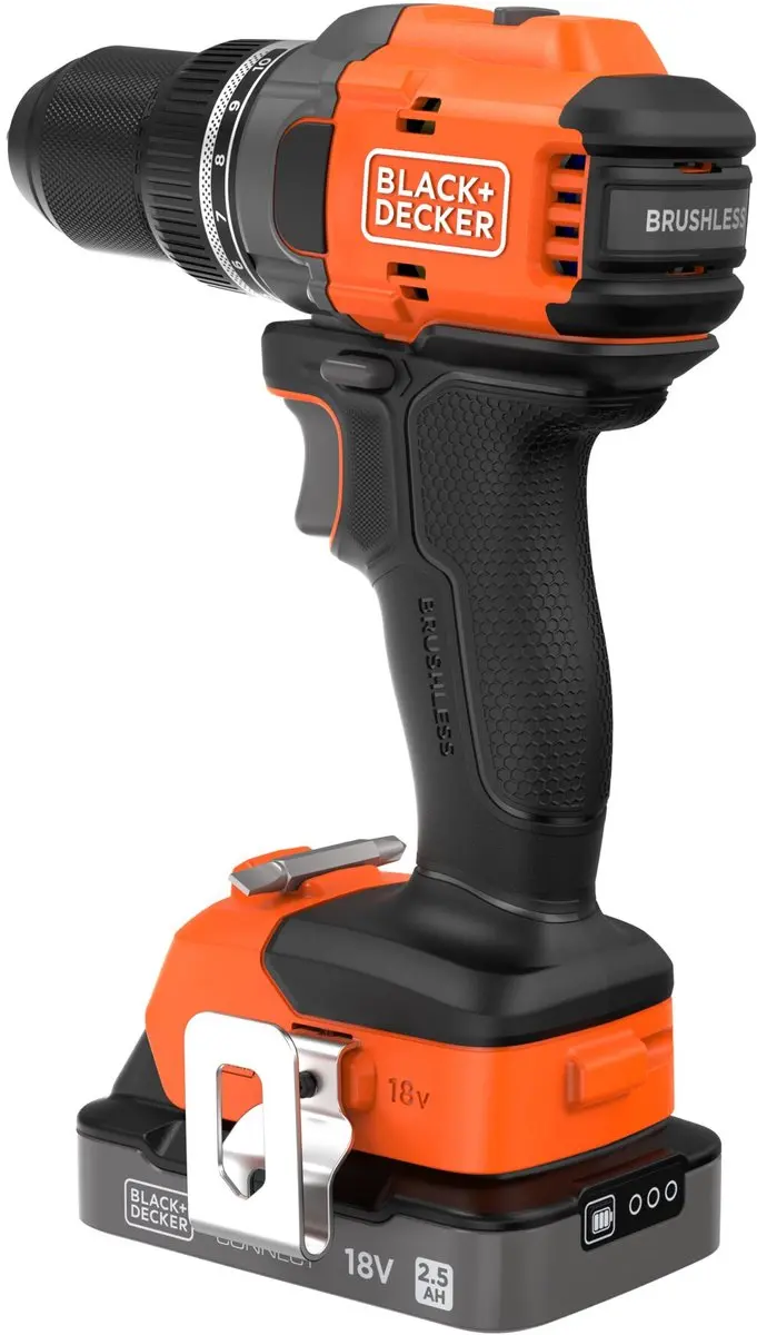 BLACK+DECKER BLD782E2K-QW Schroefboormachine - 18V - 2x 2.5Ah accu