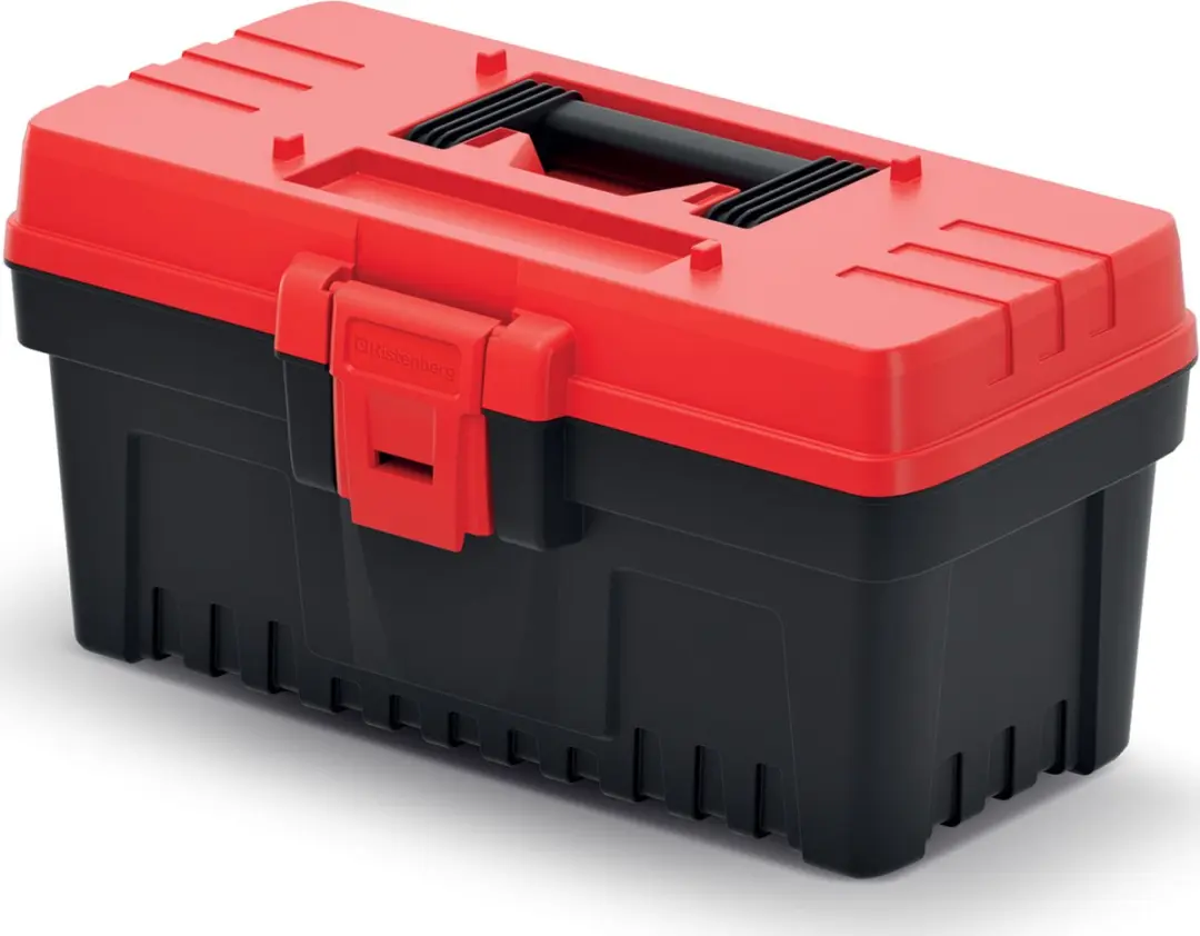 Prosperplast Czarno-Czerwony Gereedschapskoffer K371955 - 36x18,6x19,3cm