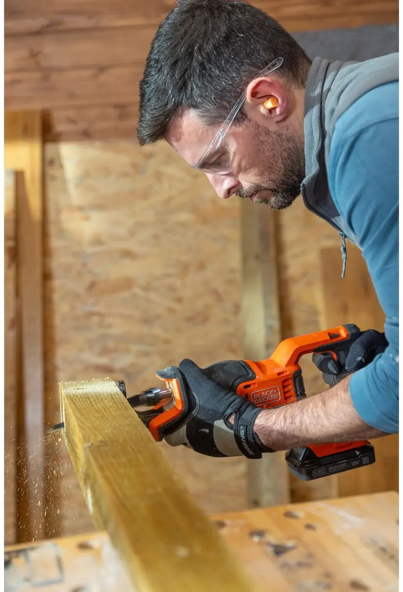 BLACK+DECKER BLCR78E1-QW Reciprozaag - 18V - 2 Snelheden - 2x Zaagbladen