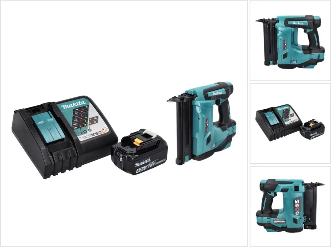 Makita DBN500RM1 Accu Staande Spijkermachine 18V