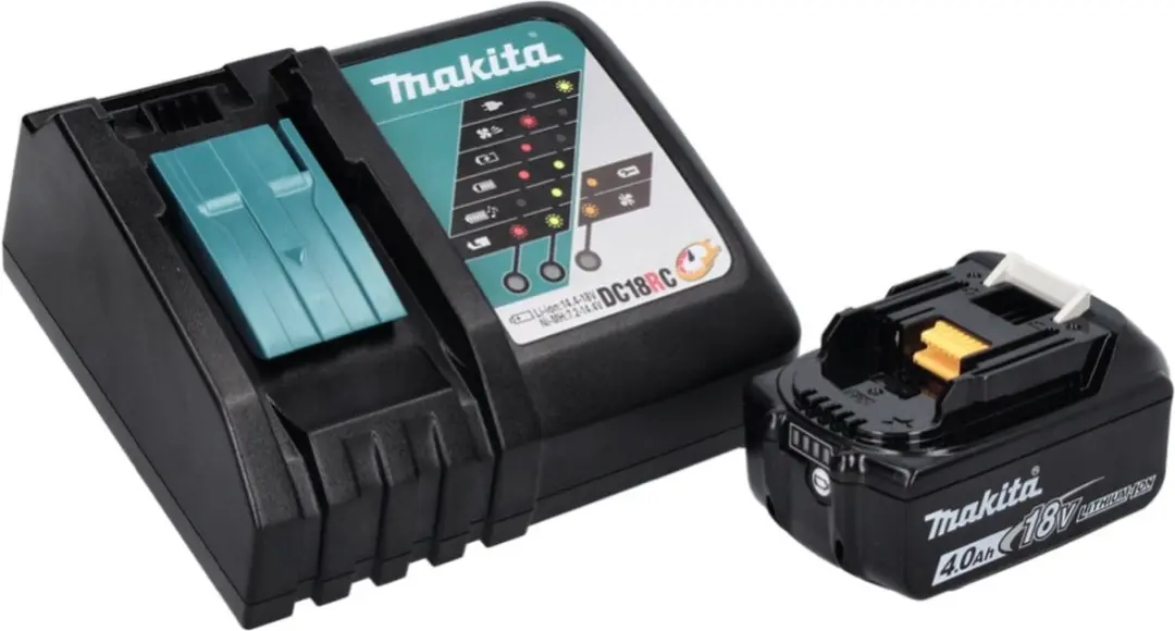 Makita DBN500RM1 Accu Staande Spijkermachine 18V - 15-50mm - 4.0Ah + Lader