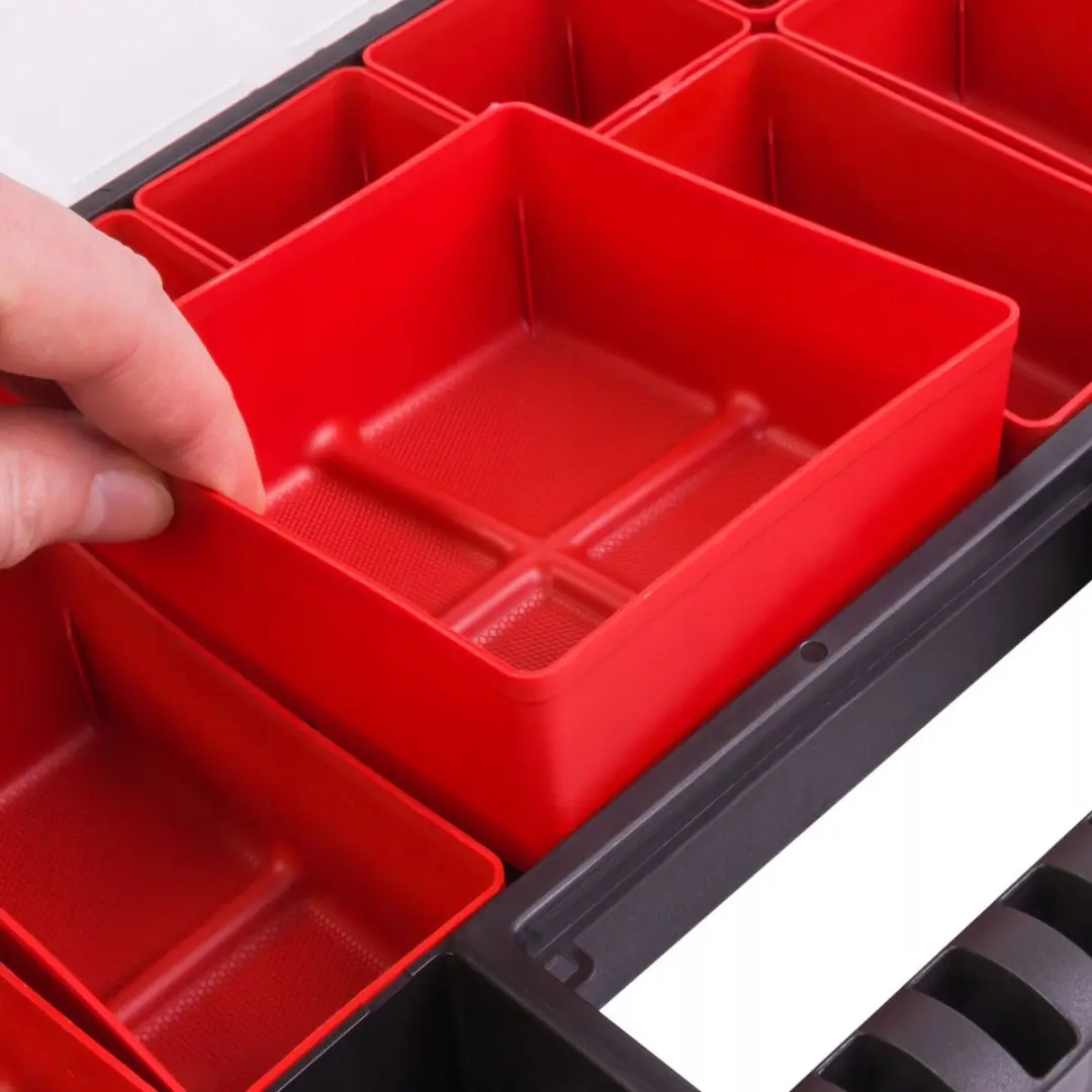 Prosperplast NORP14DUO Duo Gereedschap Organizer - Rood/Zwart