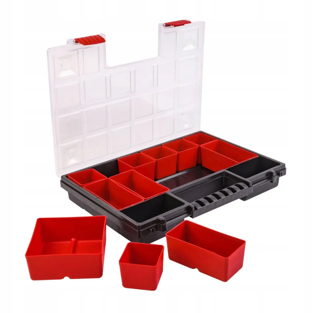 Prosperplast NORP14DUO Duo Gereedschap Organizer - Rood/Zwart