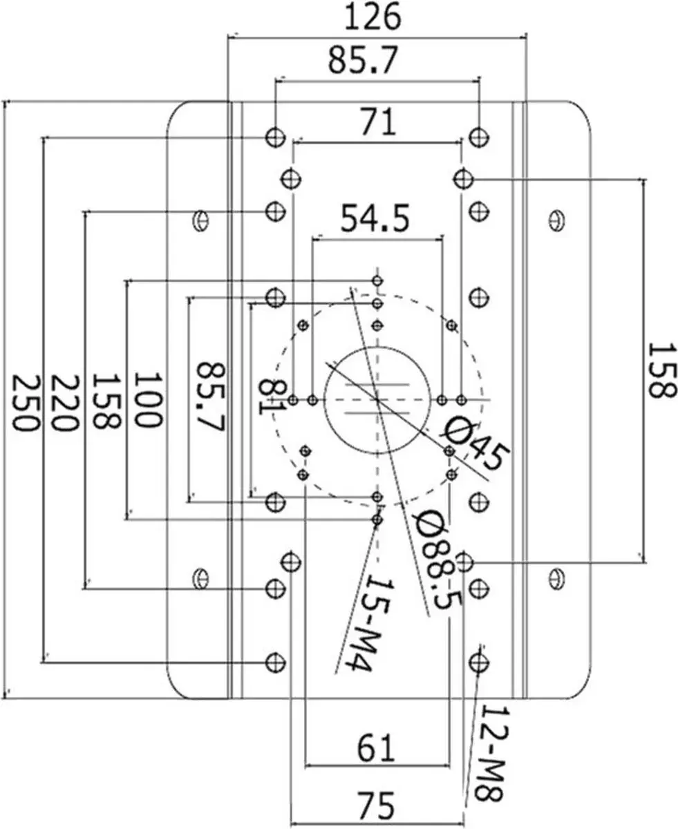 Hikvision DS-1276ZJ-SUS Hoekbeugel - Zwart