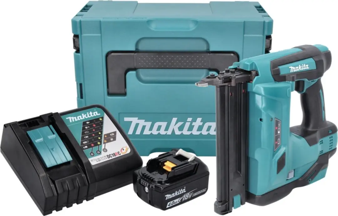 Makita DBN 500 RM1J Accu-Spijkermachine 18V - 15-50mm - 20 Stuks