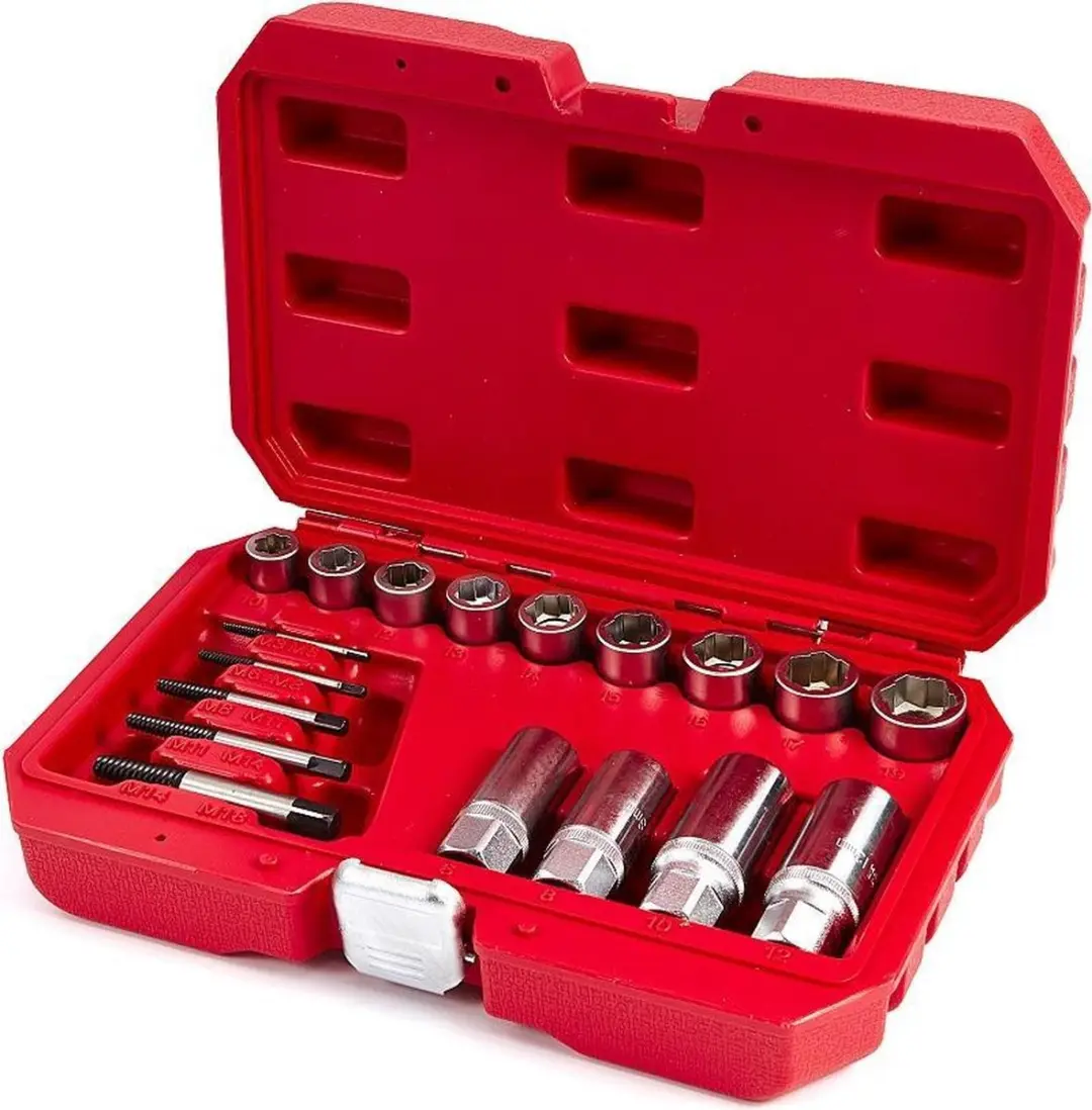 HBM Machines 17-delige Bouten & Moeren Set