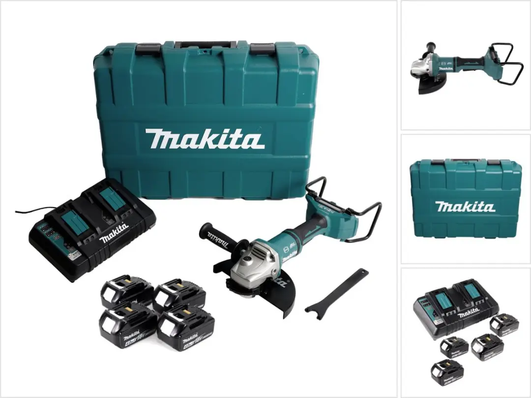 Makita DGA900PM4KX2 Haakse Slijper 36V