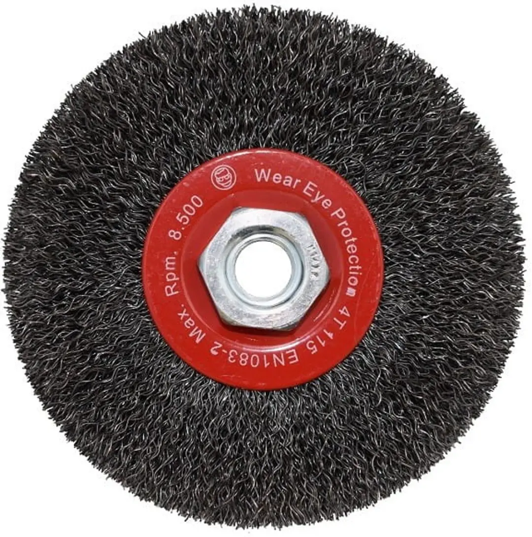 Abraboro Schijfborstel 115mm M14 Gekartelde Staaldraad - 0.3mm - afbeelding 3 van 3