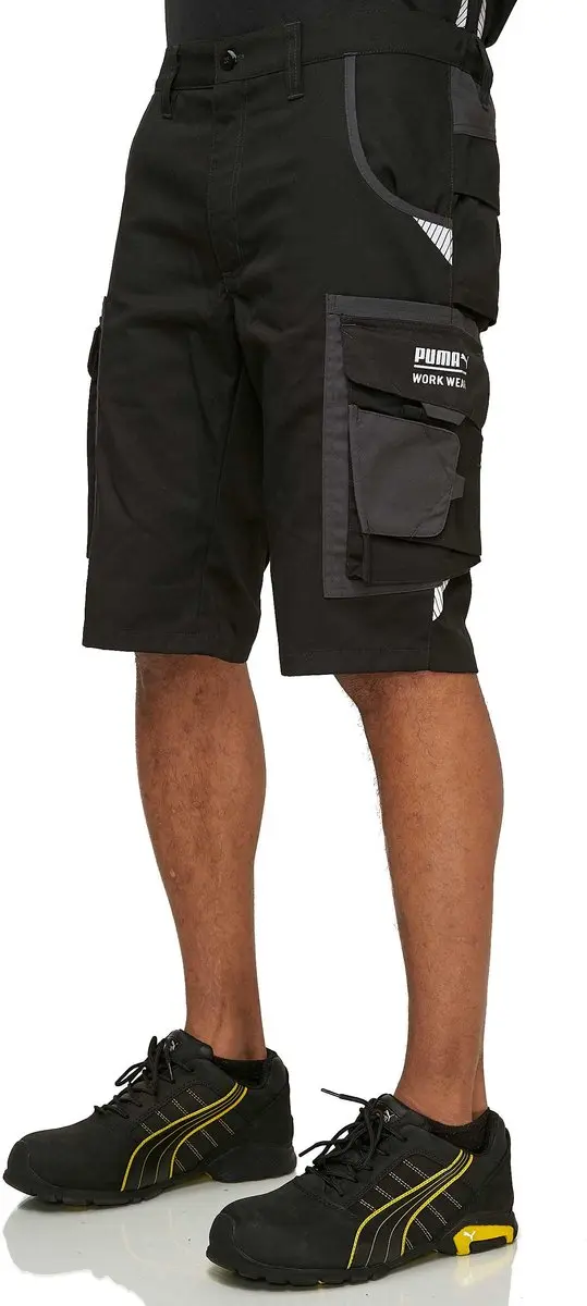 PUMA Workwear Precision X Werkshorts 60 - Zwart/Antraciet
