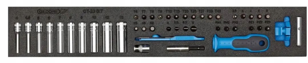 Gedore 1/4" Doppendoos CTD-20 BIT
