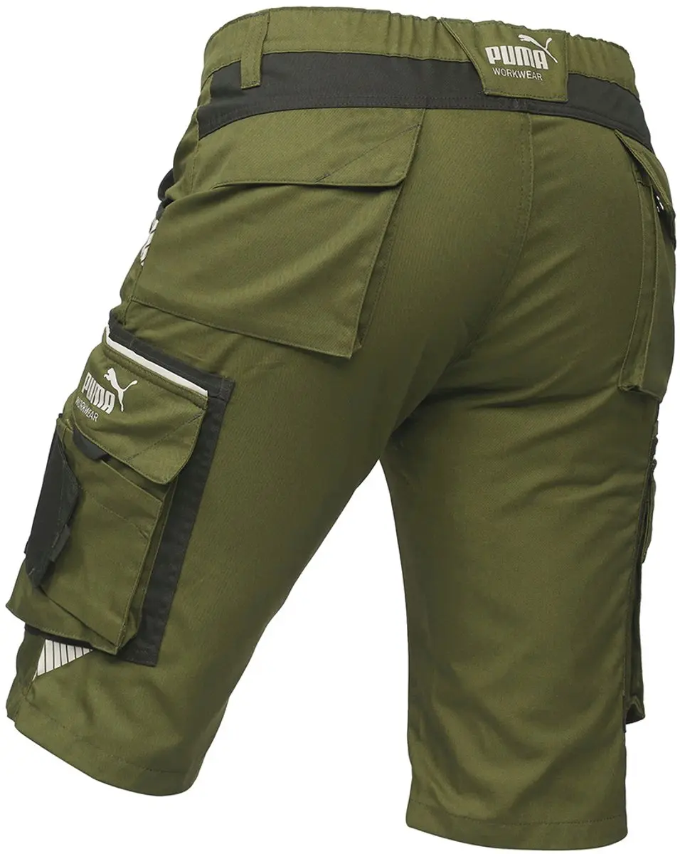 PUMA Precision X Werkshorts Heren 50 - Oliv/Zwart