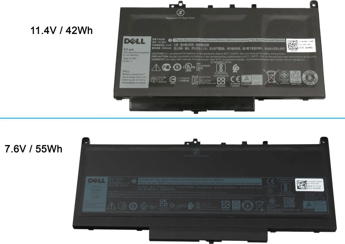 Dell 0GG4FM Accu - 55Wh - 7,6V