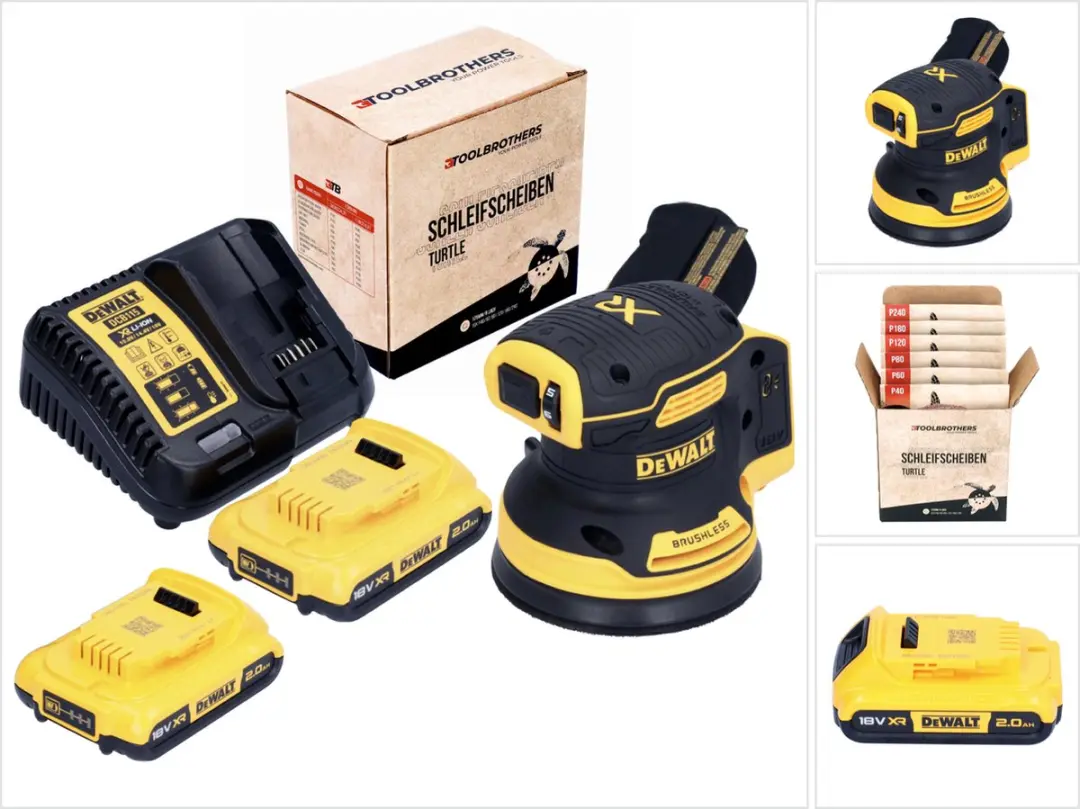Toolbrothers TURTLE Excenterschuurmachine DCW 210 D2
