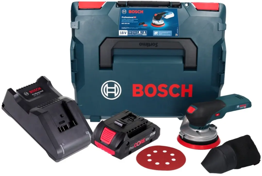 Bosch Professional GEX 18V-125 Excenterschuurmachine - 125mm - 1x ProCORE 4.0Ah