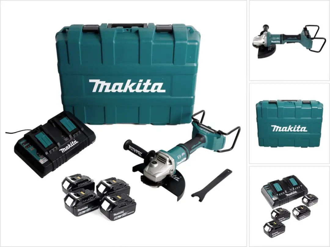 Makita DGA900G4KX2 Accu Haakse Slijper 36V