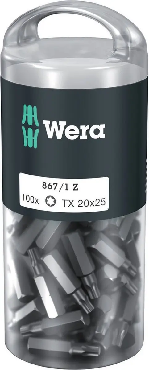 Wera 05072448001 TORX Bits - 100 Stuks TX 20x25mm
