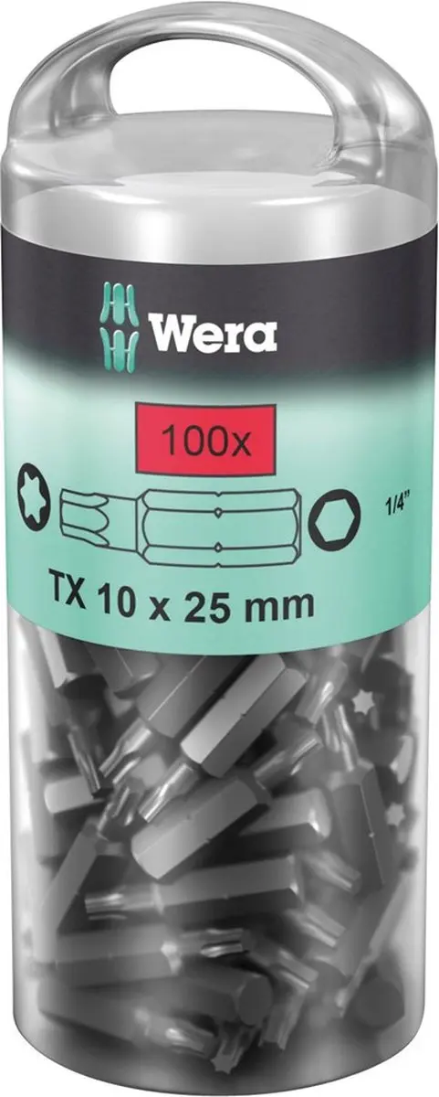 Wera 05072448001 TORX Bits - 100 Stuks TX 20x25mm