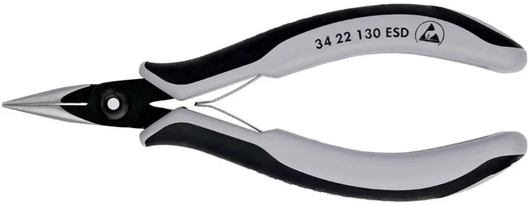 Knipex 3422130ESD Grijptang Halfronde Bek 130mm - ESD