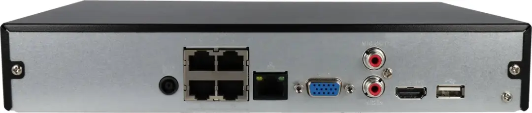Dahua NVR2104HS-P-4KS3 NVR - 4 Kanalen 12MP 4PoE - Zwart