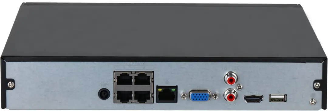 Dahua NVR2104HS-P-4KS3 NVR - 4 Kanalen 12MP 4PoE - Zwart