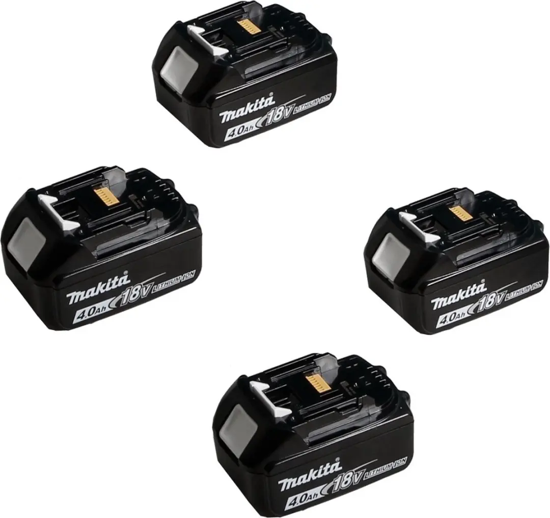Makita DGA900M4KX2 Haakse Slijper 36V - 230mm Borstelloos - 4x 4,0Ah Accu