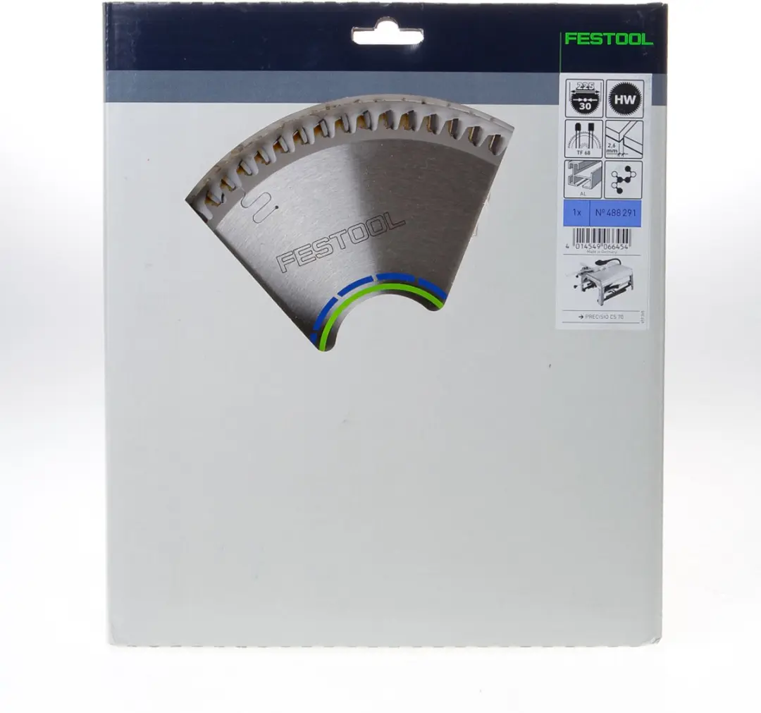 Festool Cirkelzaagblad 488291 - Ø225mm 68T - Aluminium