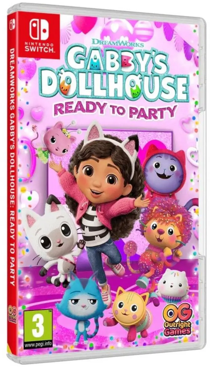 Outright Games Gabby's Dollhouse Ready to Party Switch Game