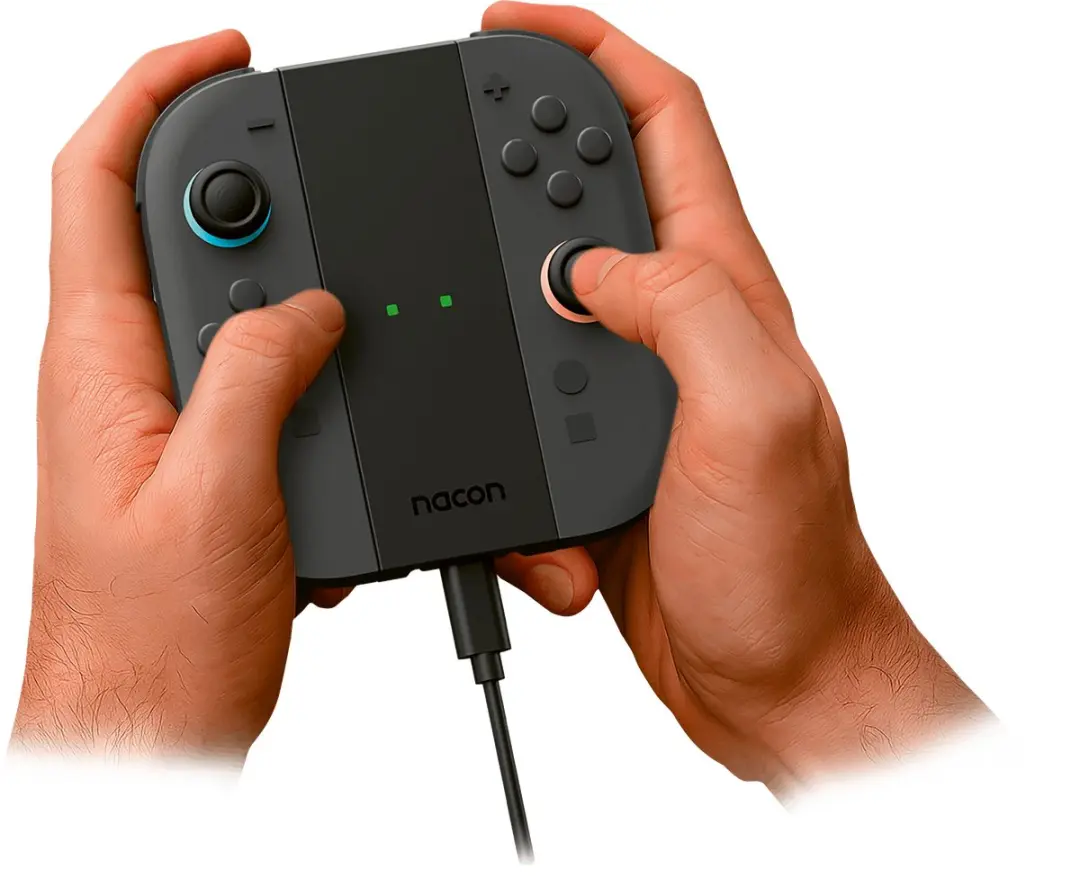Nacon Quadpro Oplaadstation Nintendo Switch 2 - 4x Joy-Con - Zwart