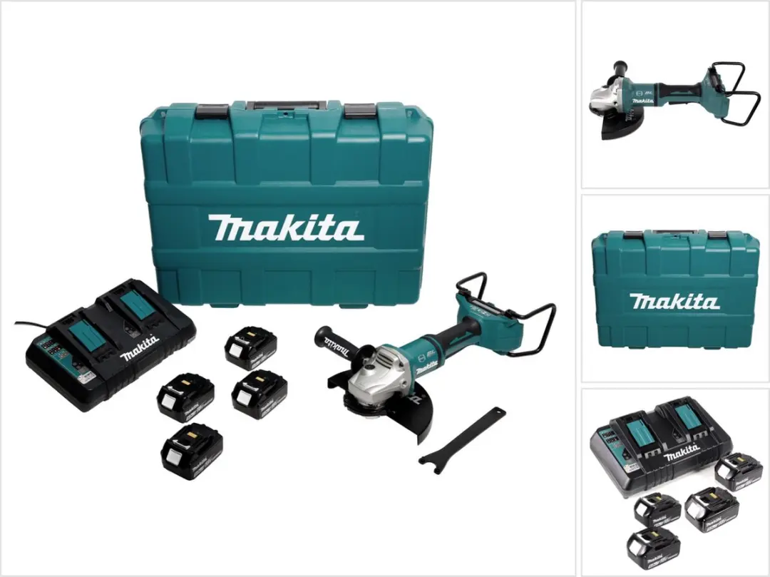 Makita DGA900PT4KX2 Haakse Slijper 36V