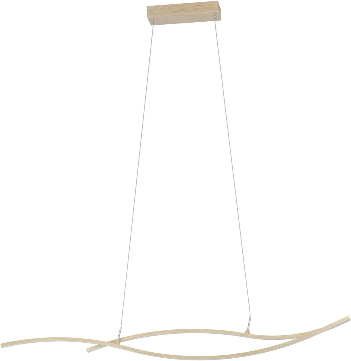 Eglo Grisolia Hanglamp - 115cm - Bruin/Wit