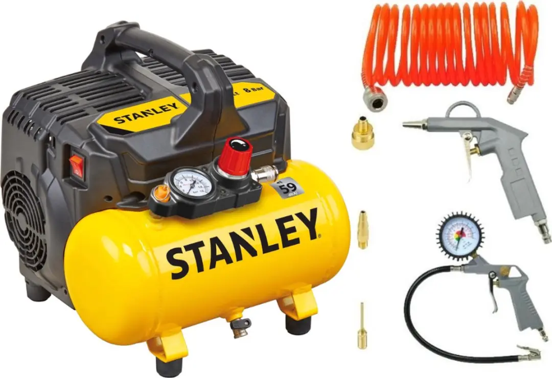 Stanley DST 100/8/6 Luchtcompressor 6L