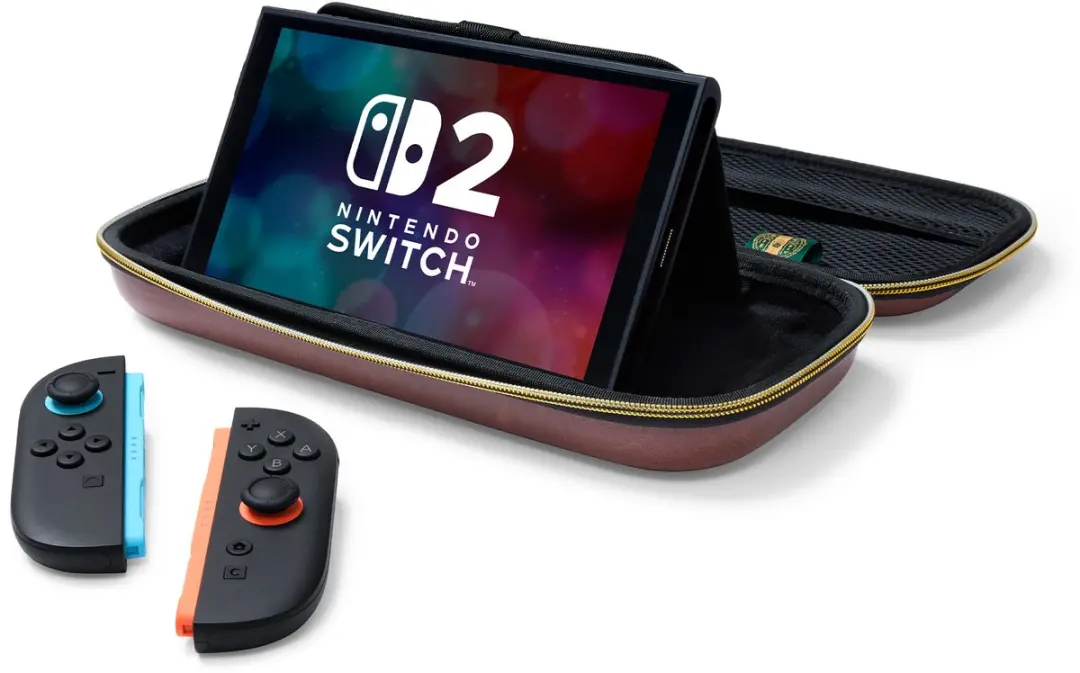 POWERA Beschermhoes Nintendo Switch 2 Zelda Hyrule Crest - Bruin