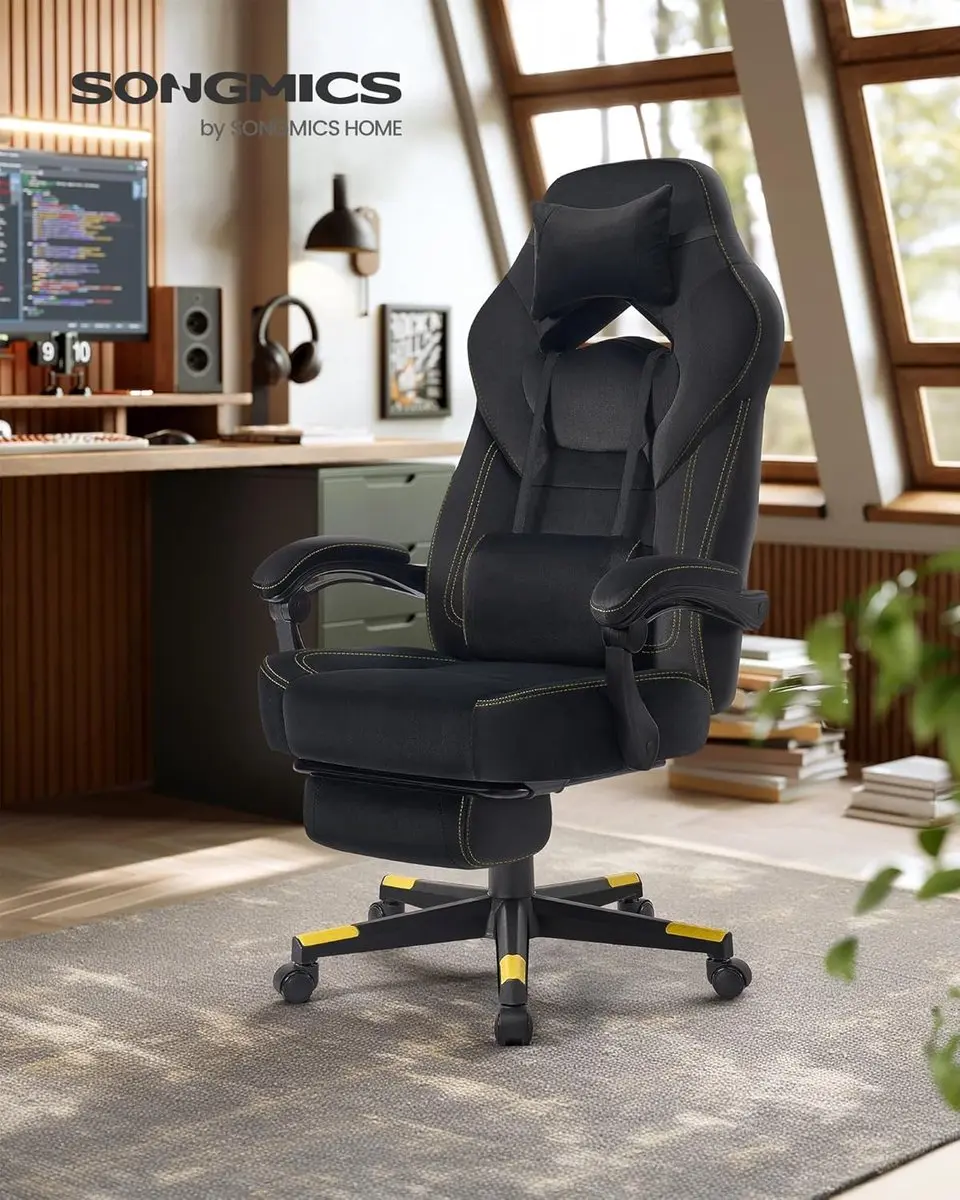 Songmics OBG077B08 Gaming Stoel - 150 kg - Zwart