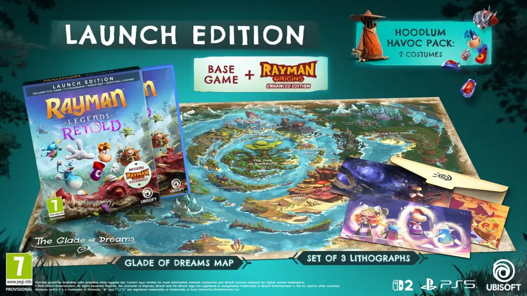 Ubisoft Rayman Legends Retold Launch Edition - PS5