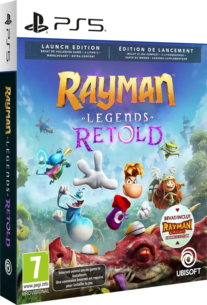 Ubisoft Rayman Legends Retold Launch Edition