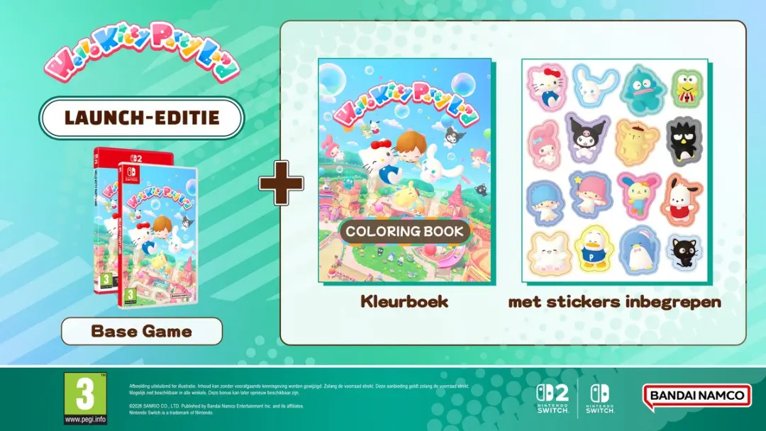 Hello Kitty Party Land Day One Edition Nintendo Switch 2 - Gamecard