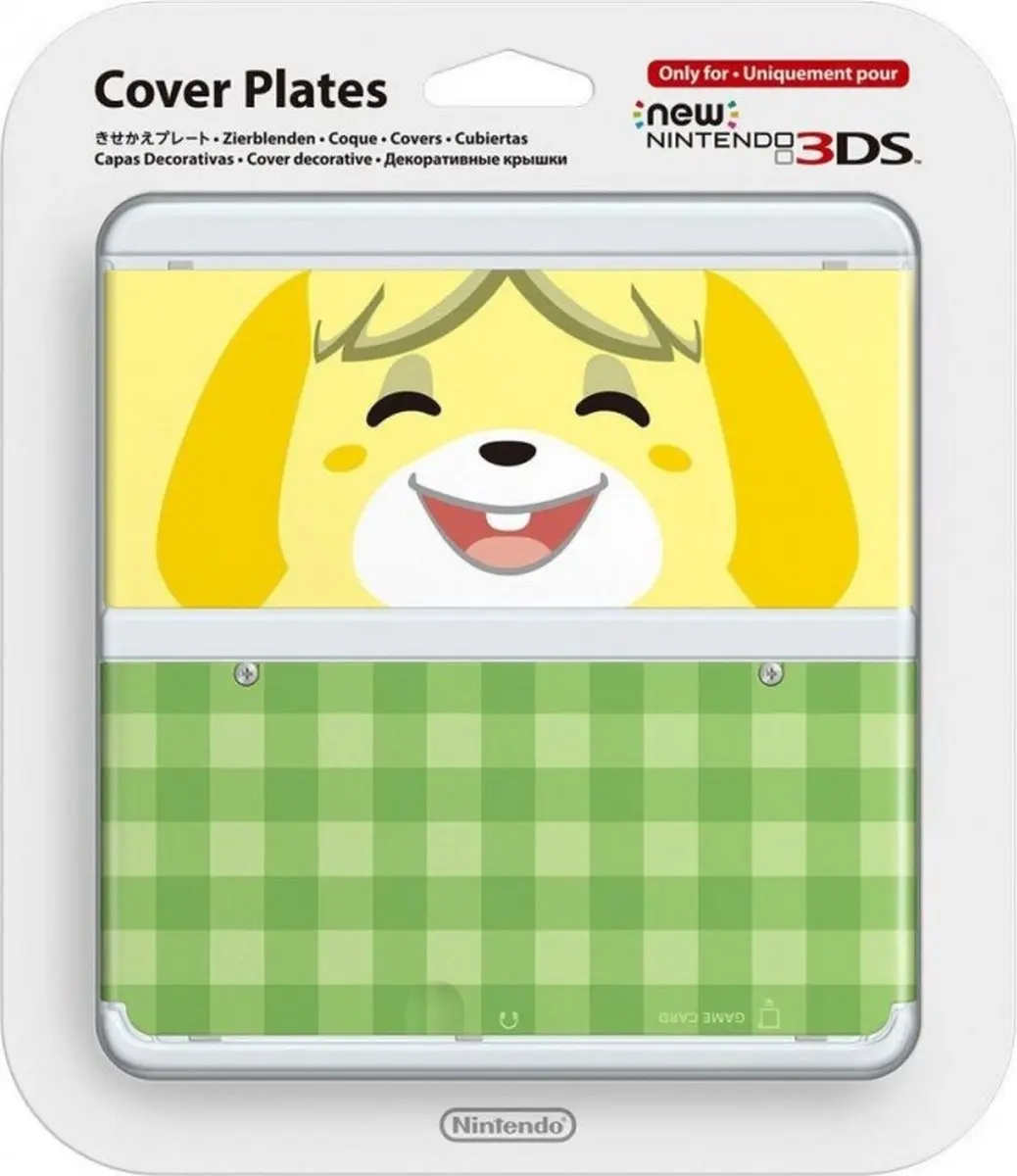 Nintendo New 3DS Coverplate 006 AC Isabelle - Geel/Groen