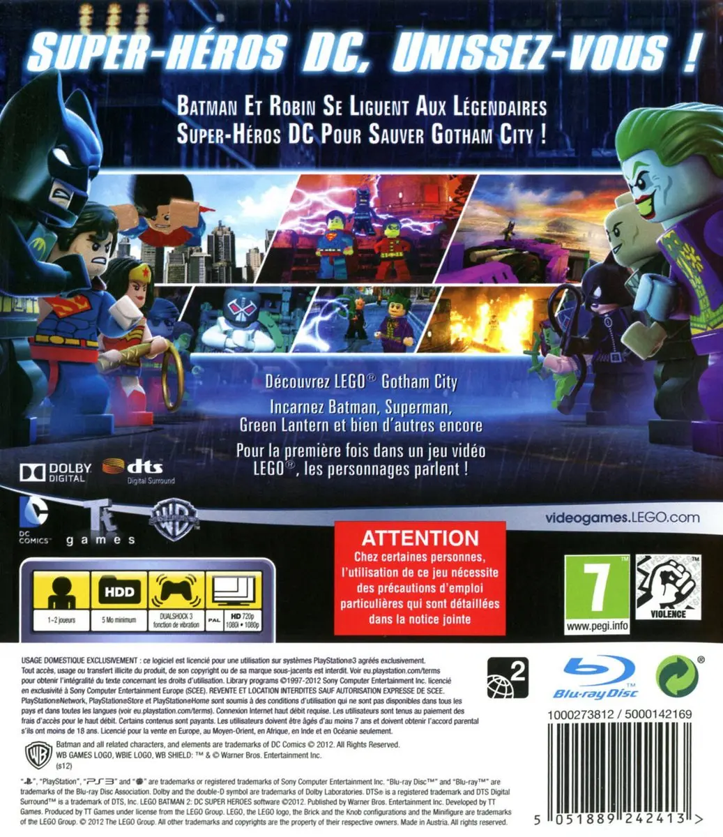 LEGO Batman 2 DC Super Heroes PS3
