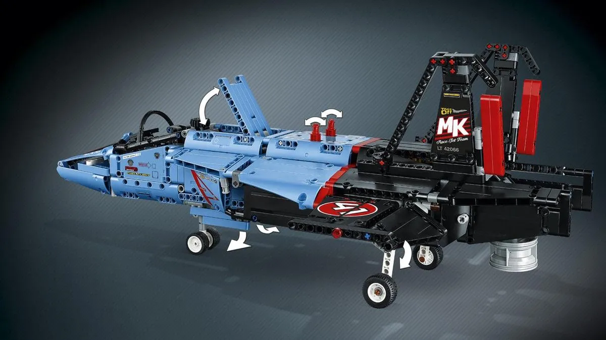 LEGO Technic Race-straaljager 42066 - 1151 Stukken - afbeelding 5 van 6