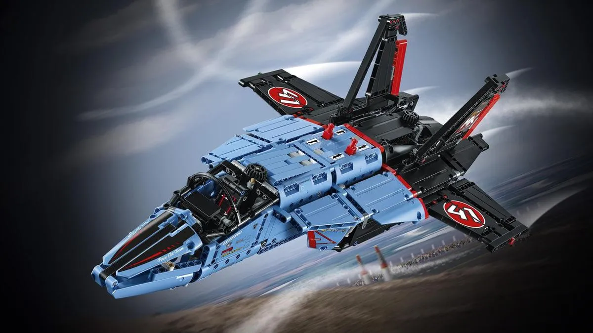 LEGO Technic Race-straaljager 42066 - 1151 Stukken - afbeelding 3 van 6