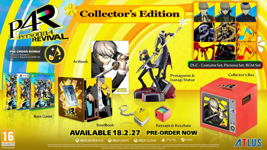 Sega Persona 4 Revival Collector's Edition Xbox Series X