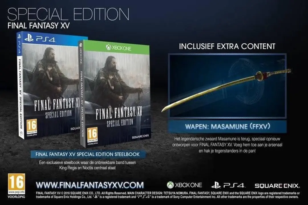 Square Enix Final Fantasy XV Steelbook - Xbox One - afbeelding 6 van 6