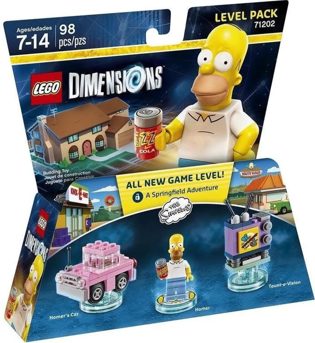 LEGO Dimensions The Simpsons Homer Level Pack