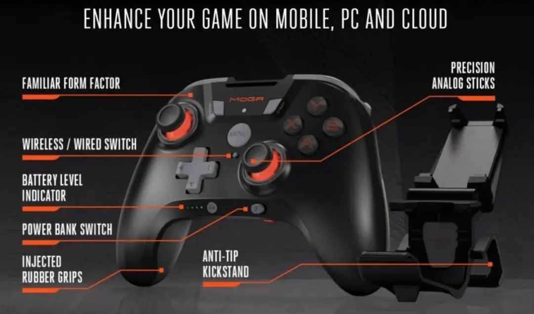 POWERA MOGA XP5-A Plus Bluetooth Controller - Orion - Zwart